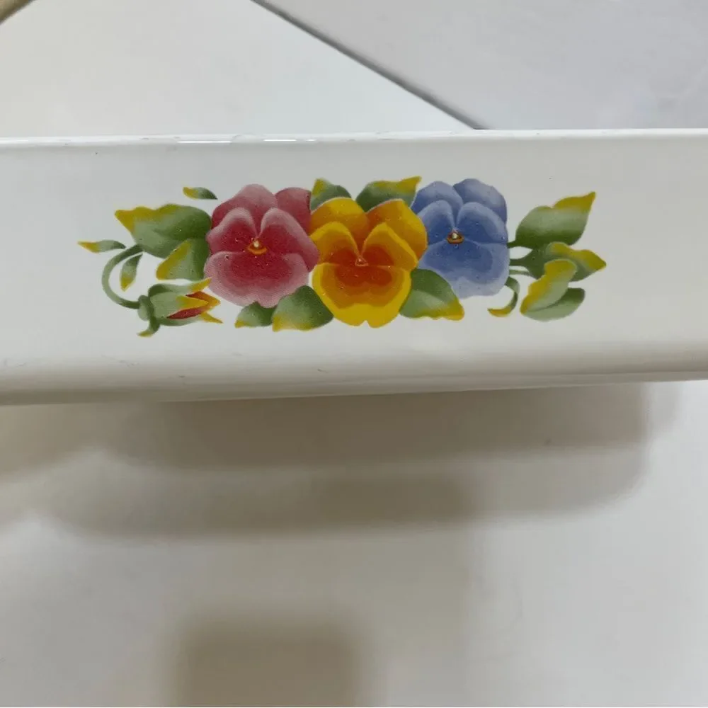 CORNING WARE SUMMER BLUSH ROASTER BAKING‎ DISH
